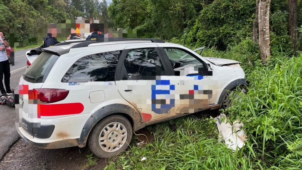 Vítima de acidente na BR-476 é transferida em estado grave para Campo Largo