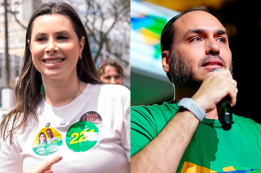 Carol de Toni e Carlos Bolsonaro lideram votação para o Senado em Porto União