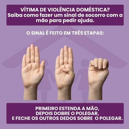 Aprenda o sinal que salvou uma menina de 9 anos de um ataque em Curitiba
