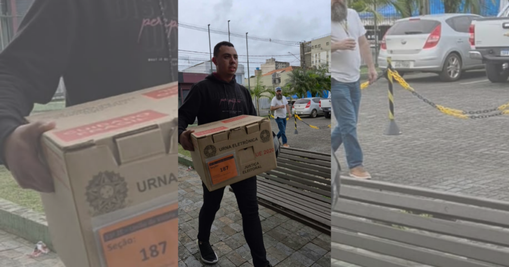 Urna da 4ª SDP é a primeira a chegar para apuração em União da Vitória